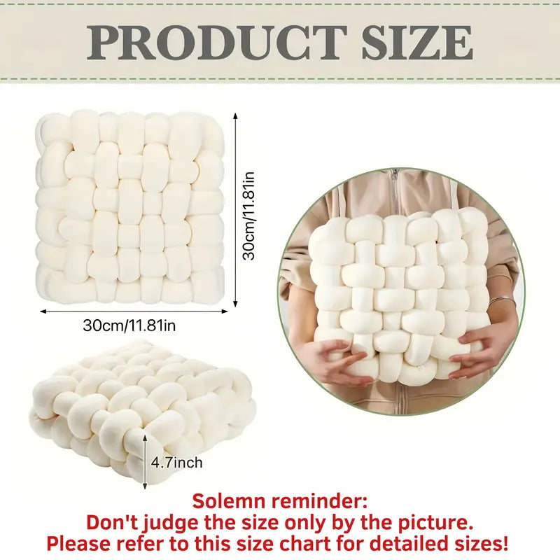 Knotted Throw Pillow Set