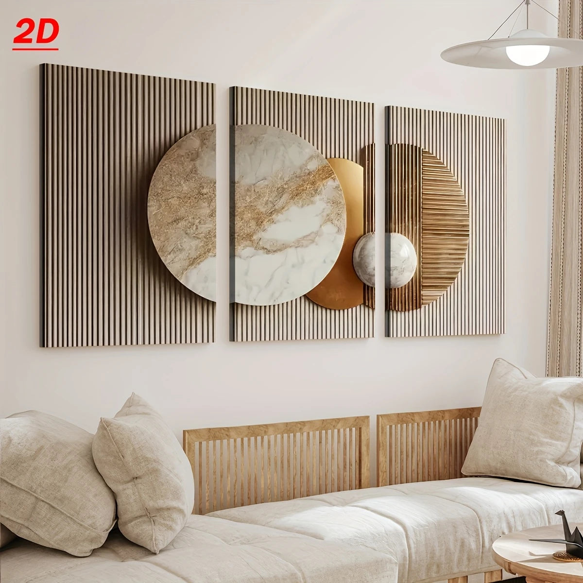 Flat Abstract Prints for Home & Office Décor 2D