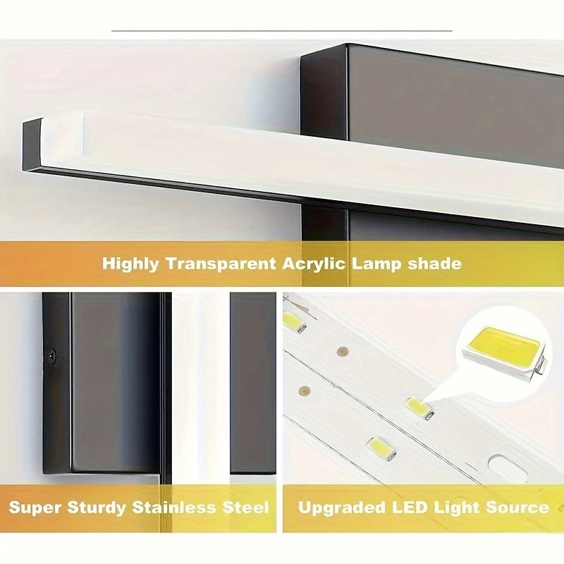 LED Vanity Light Black