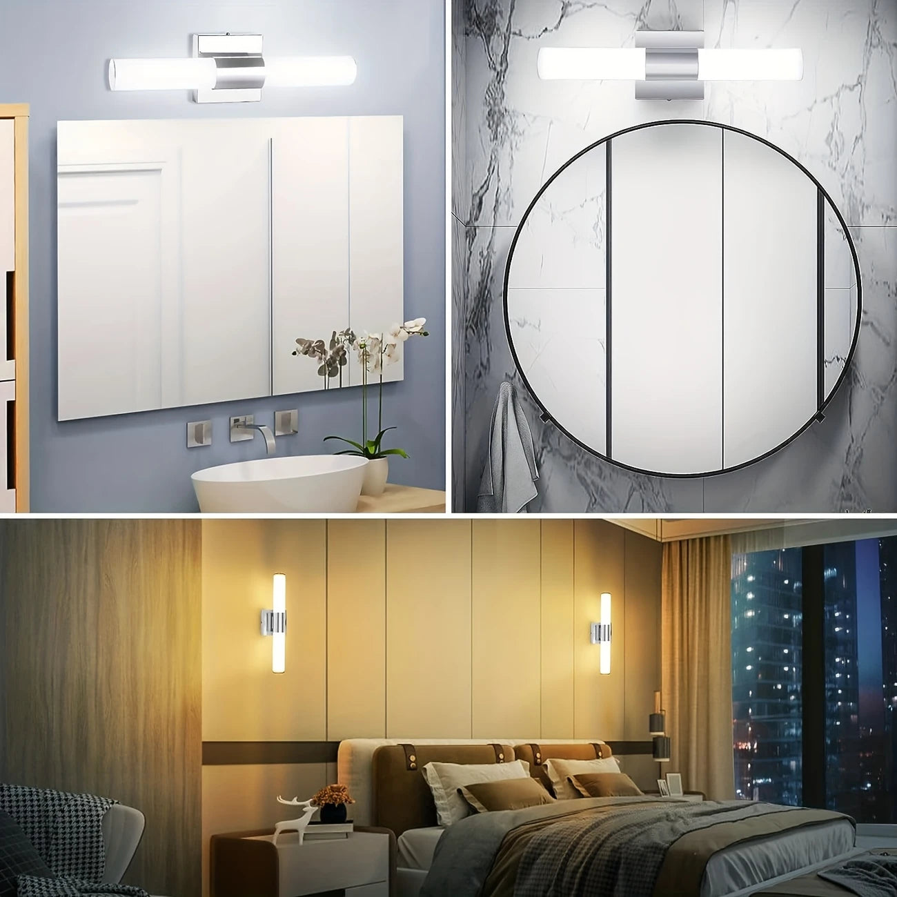 Stainless Steel Vanity Light