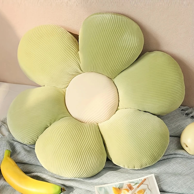 Vibrant Flower Shaped Pillow