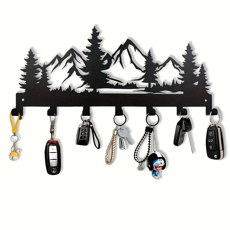 Charming Metal Forest Key Hook