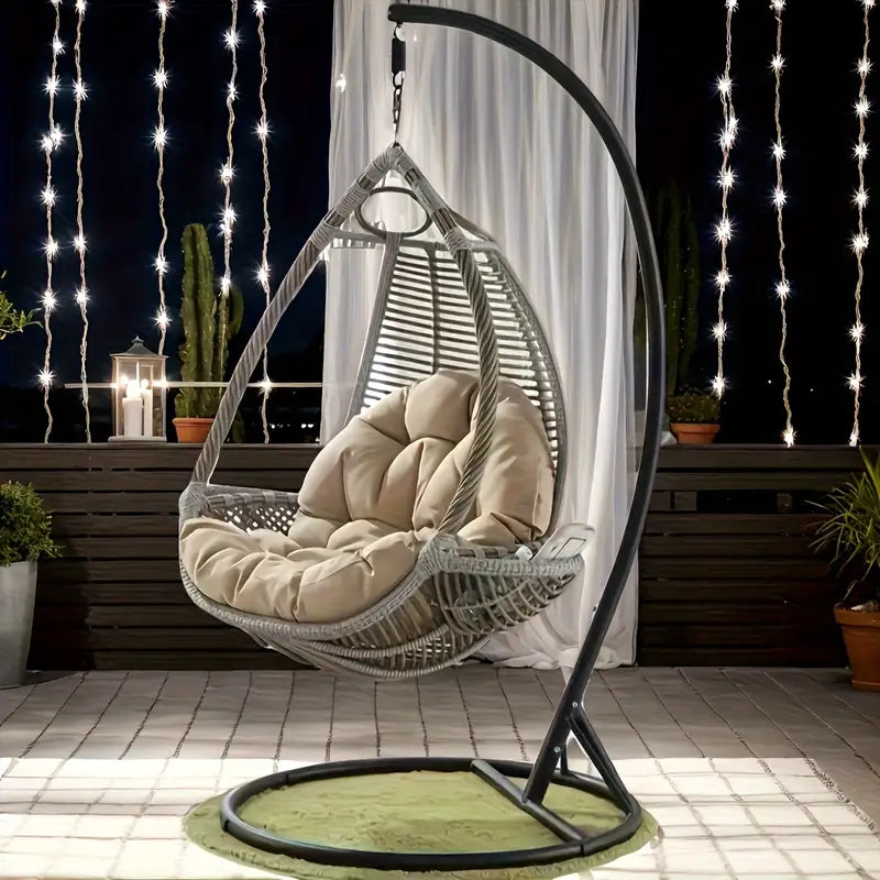 Egg-Shaped Hanging Chair Cushion