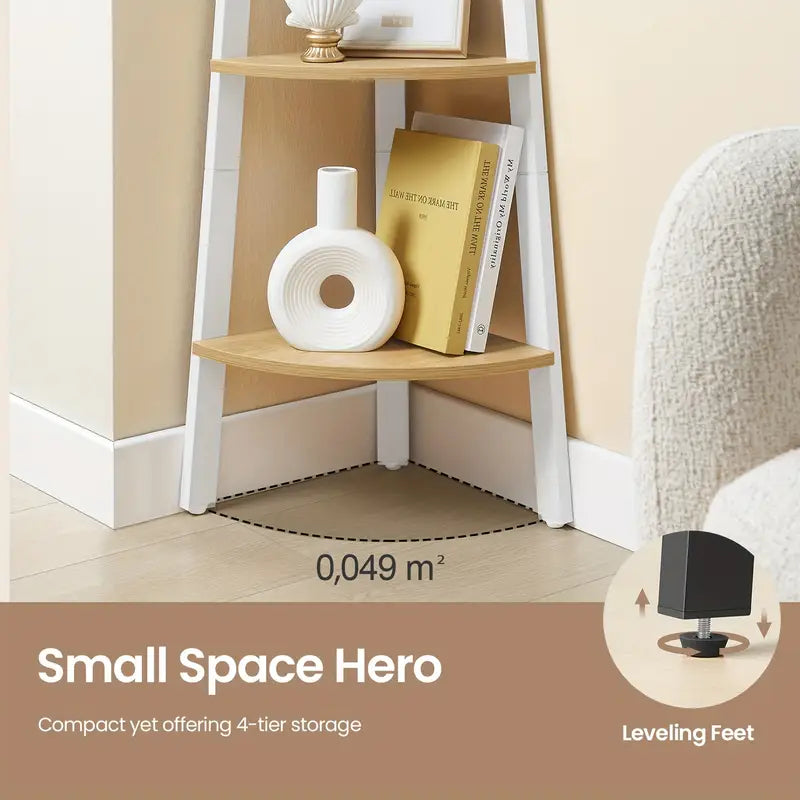 Industrial Retro Corner Shelf Unit
