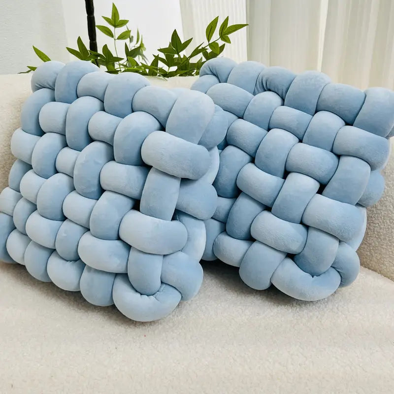 Knotted Throw Pillow Set