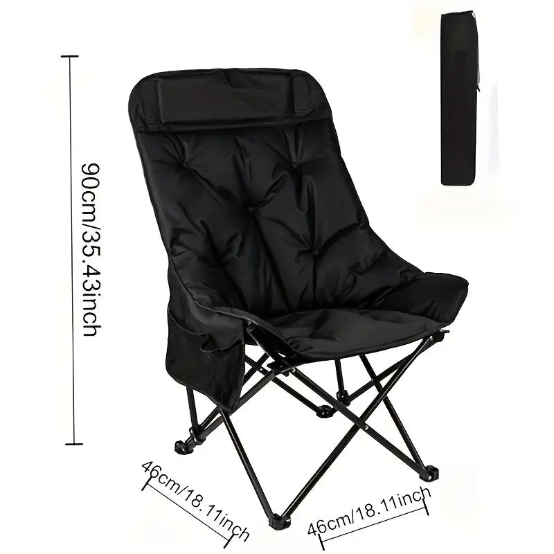 Ergonomic Outdoor Folding Moon Chair