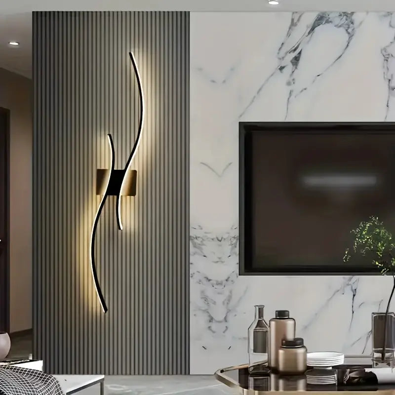 Modern LED Wall Sconce with Dimmable Light Feature