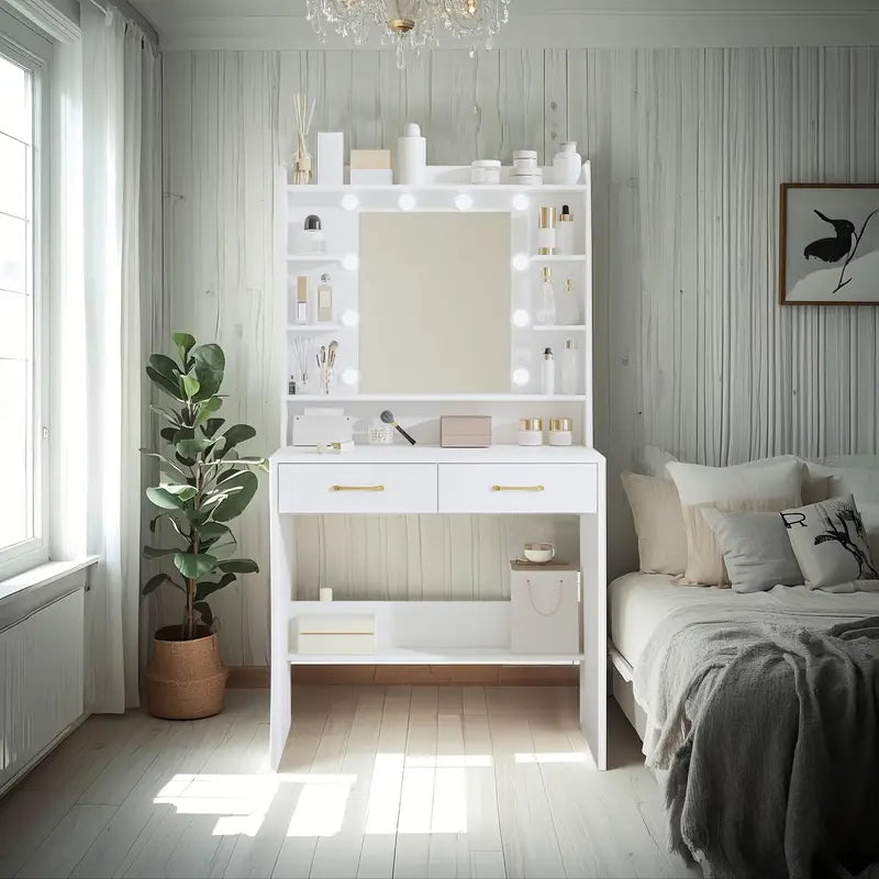 Vanity Table with Mirror