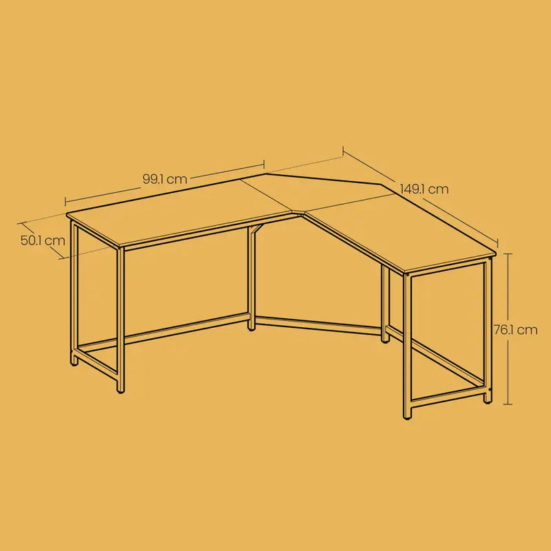L Shaped Corner Table