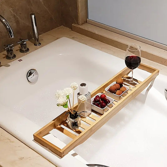 Bamboo Bathtub Tray