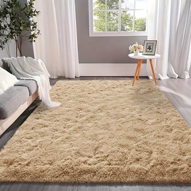Super Soft Plush Rug Camel Beige