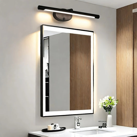 Matte Cast Iron LED Vanity Light Bar