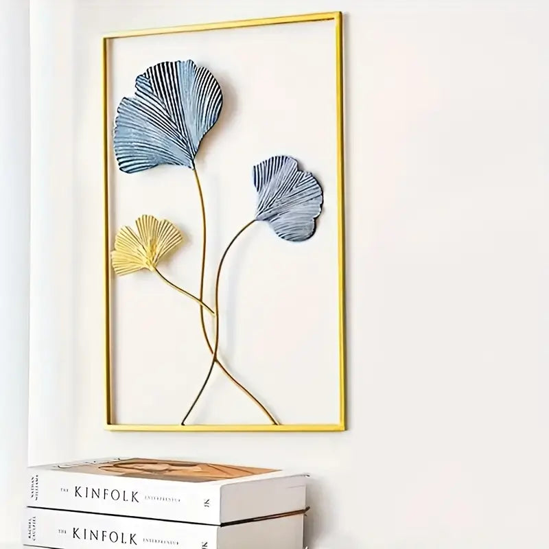 Metal Leaf Wall Art