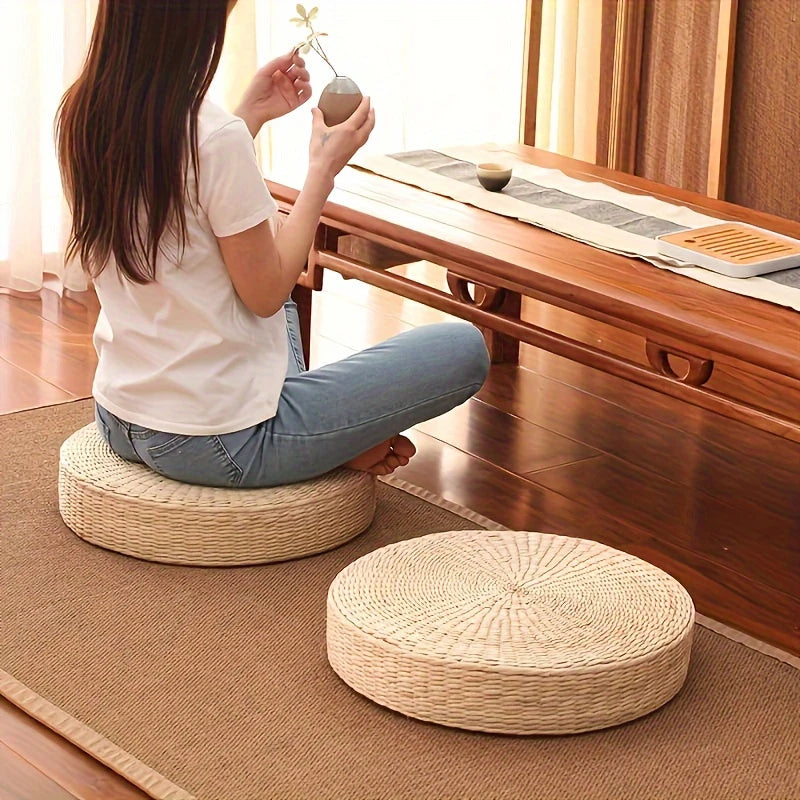 Thick Grass Meditation Cushion