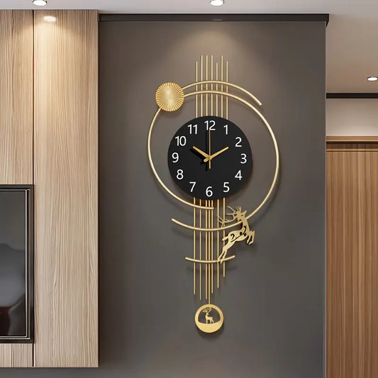 Large Silent Nautical Wall Clock