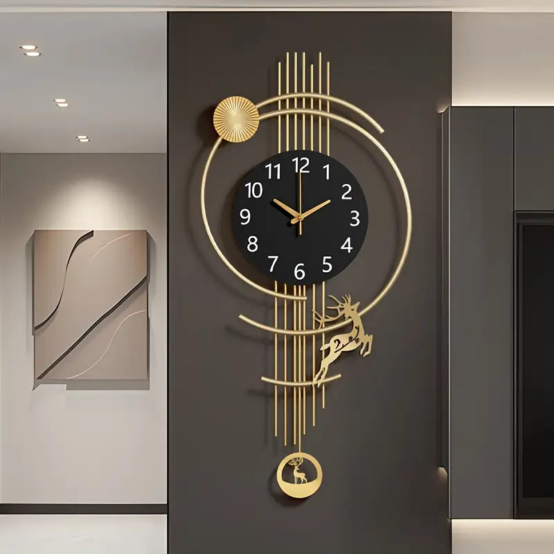 Large Silent Nautical Wall Clock