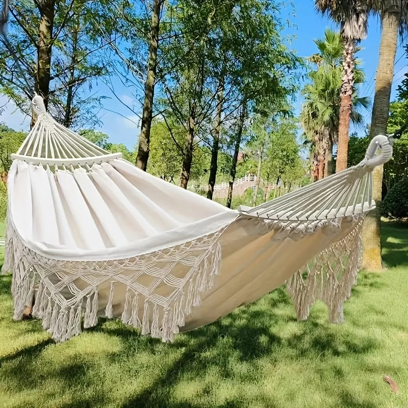 Tusheng Bohemian Style Hammock with Tassels