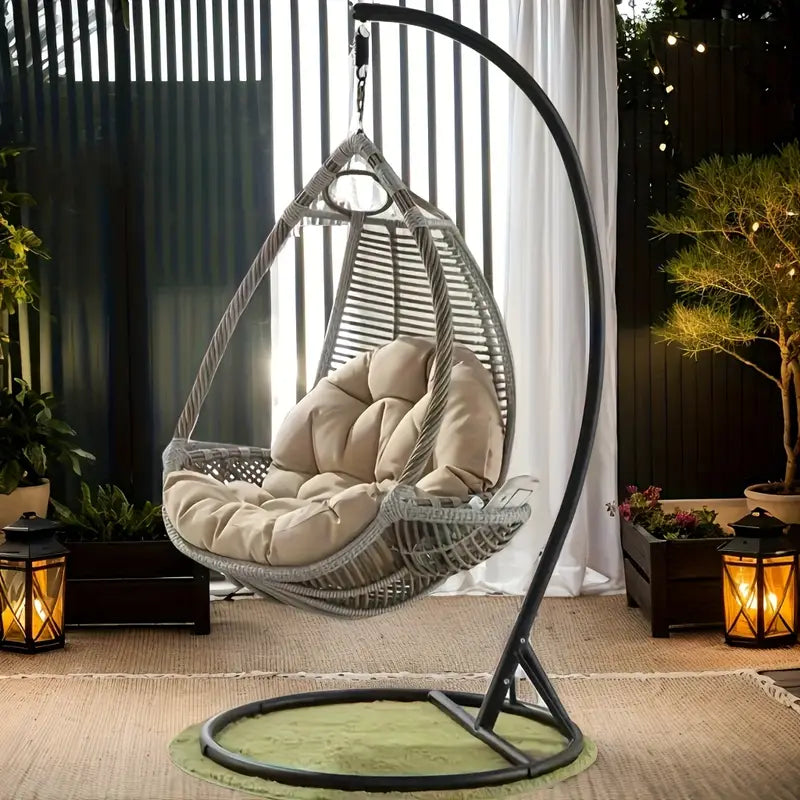Egg-Shaped Hanging Chair Cushion
