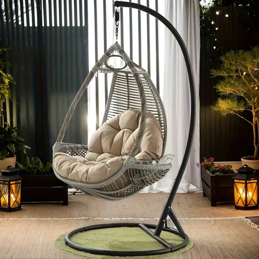 Egg-Shaped Hanging Chair Cushion