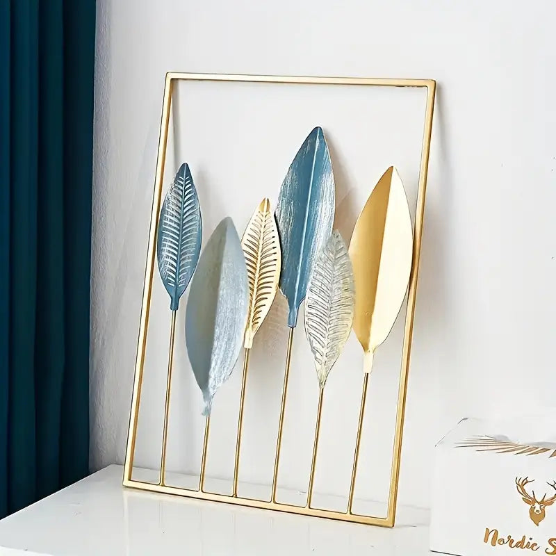 Metal Leaf Wall Art