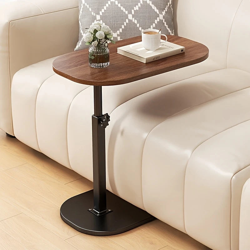 Rotating Bamboo Bathtub Side Table