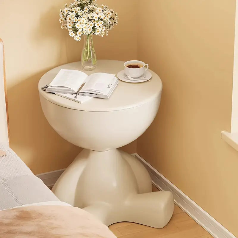 Bear-Shaped Plastic Side Table
