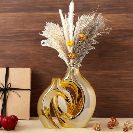 Gold Cylinder Vases for Home Décor