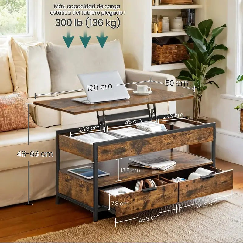Lift-Top Coffee Table