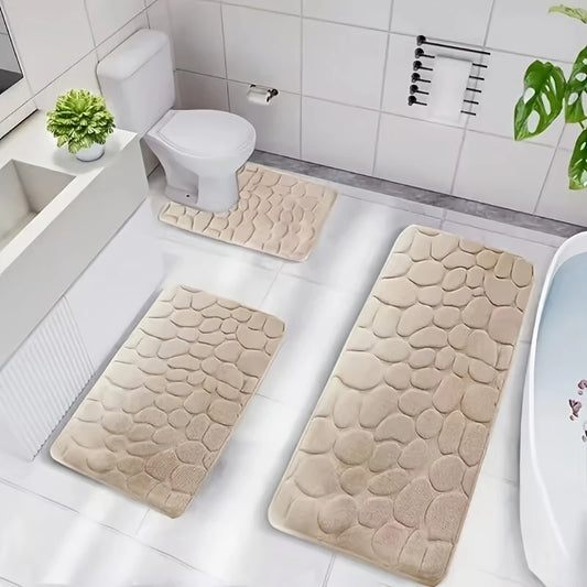 Bathroom Carpet 3-Set
