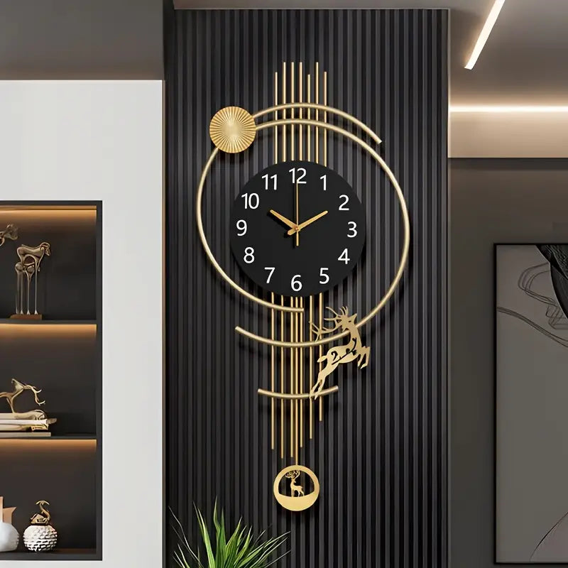 Large Silent Nautical Wall Clock