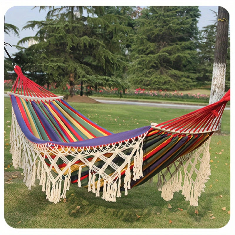 Tusheng Bohemian Style Hammock with Tassels