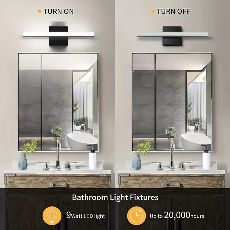 LED Vanity Light Black
