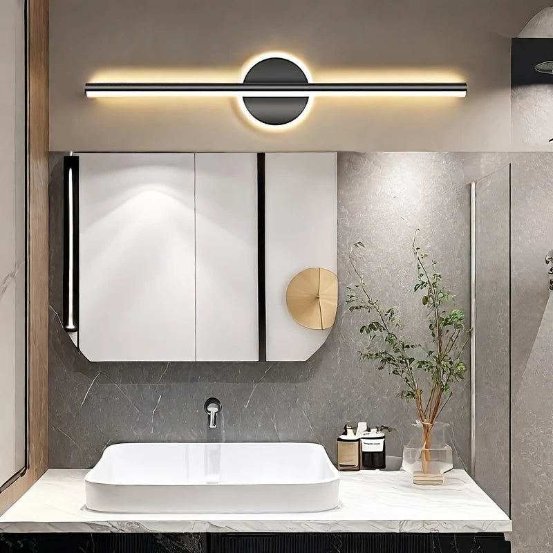 Matte Black LED Vanity Light