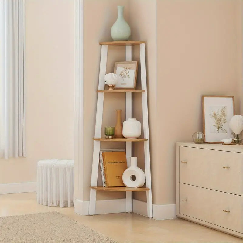 Industrial Retro Corner Shelf Unit