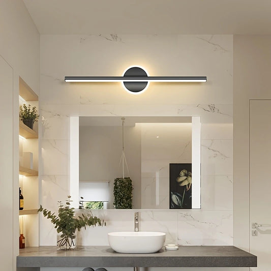 Matte Black LED Vanity Light