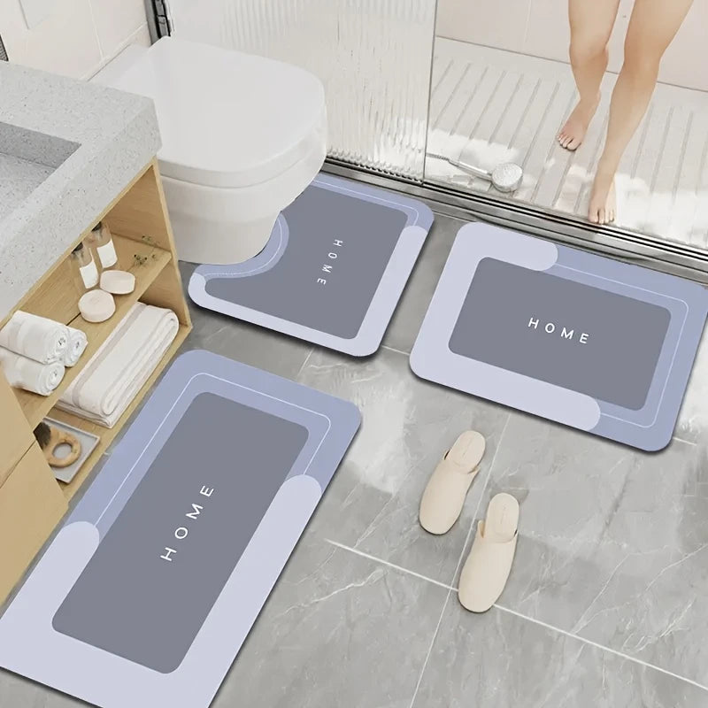Bathroom Carpet 3-Set