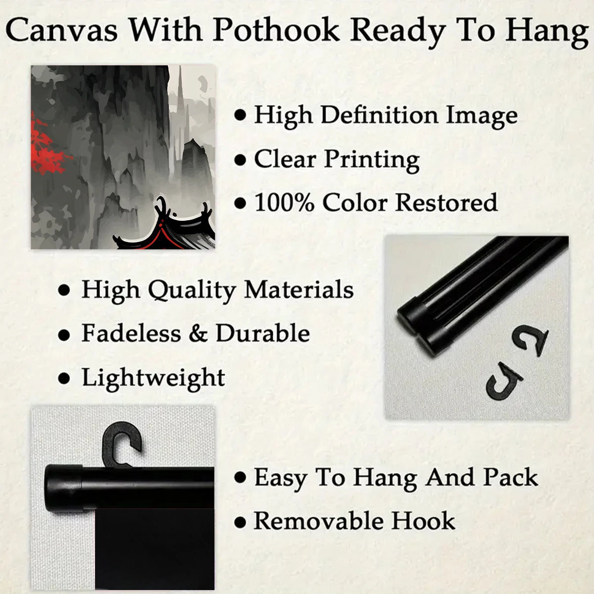Japanese Anime Scenery Canvas Wall Scrolls