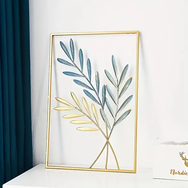 Metal Leaf Wall Art
