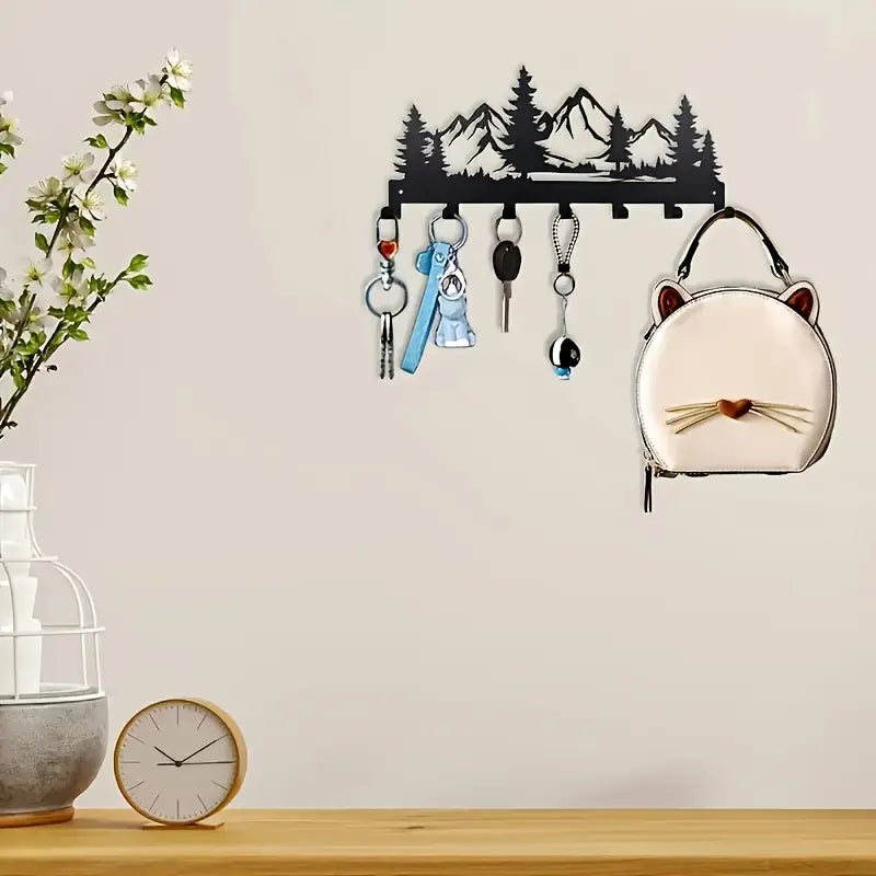 Charming Metal Forest Key Hook