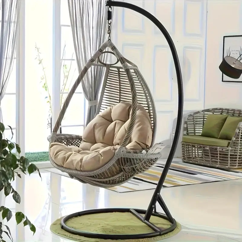 Egg-Shaped Hanging Chair Cushion