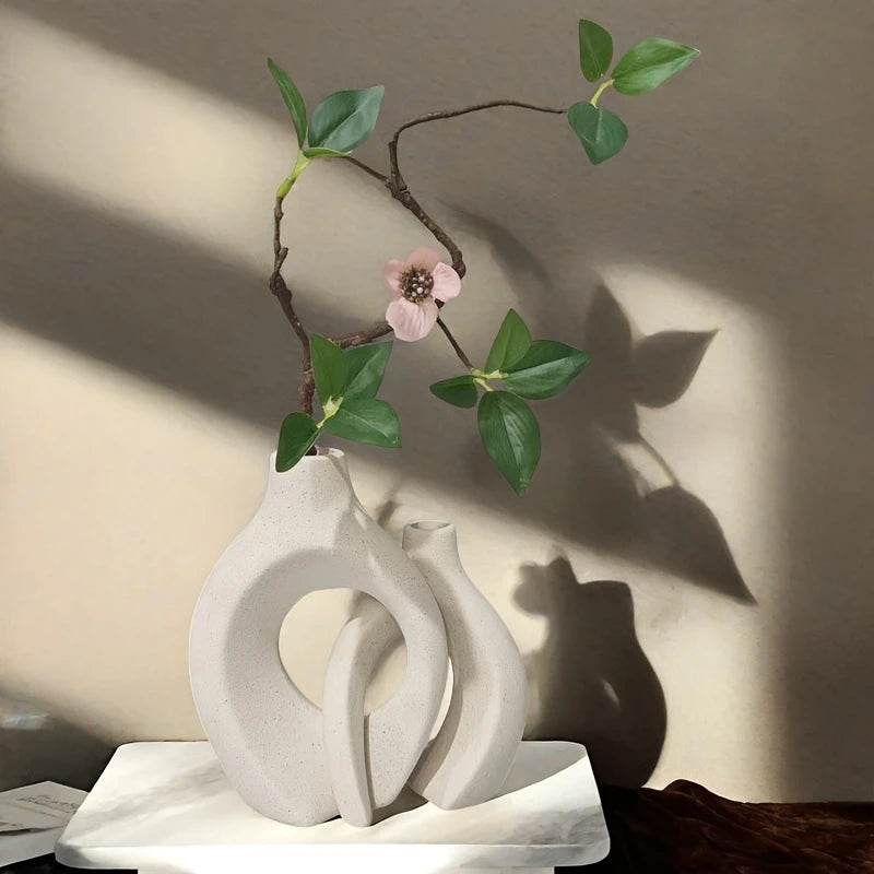 Organic Abstract Rustic Ceramic Vase