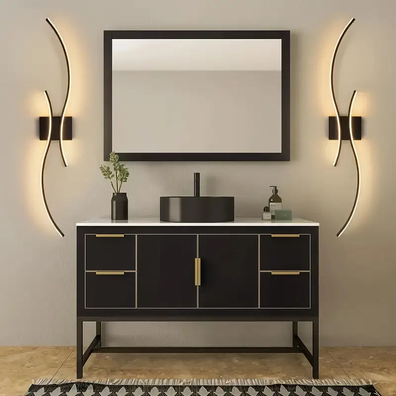 Modern LED Wall Sconce with Dimmable Light Feature