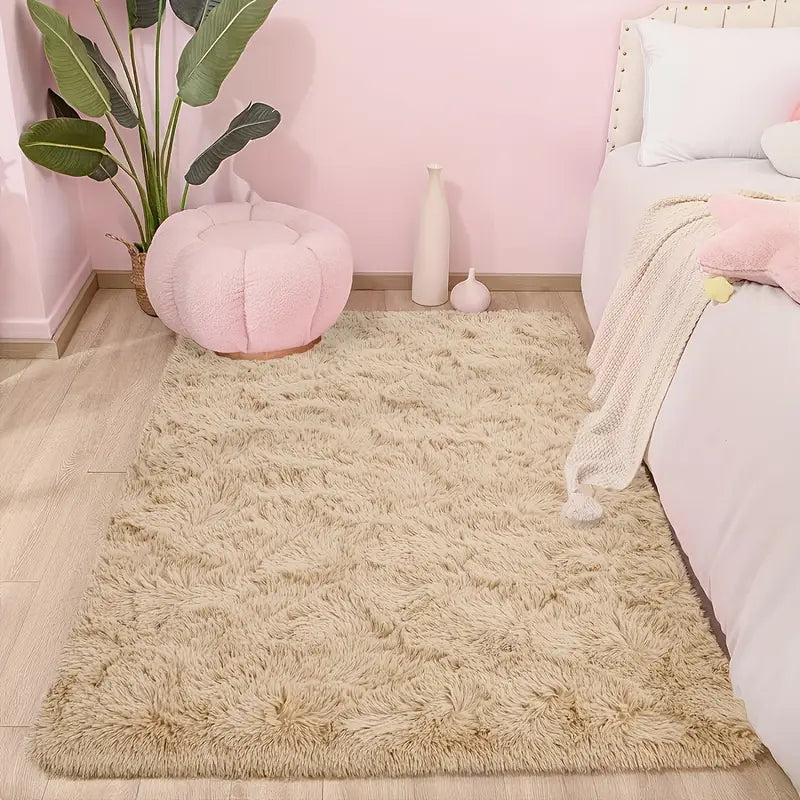 Super Soft Plush Rug Camel Beige