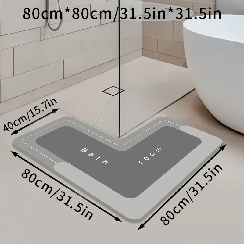 Corner Bathroom Carpet