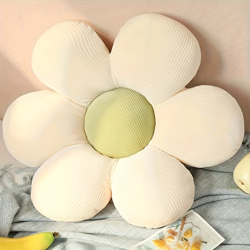 Vibrant Flower Shaped Pillow
