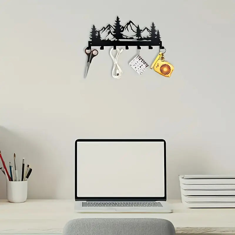 Charming Metal Forest Key Hook